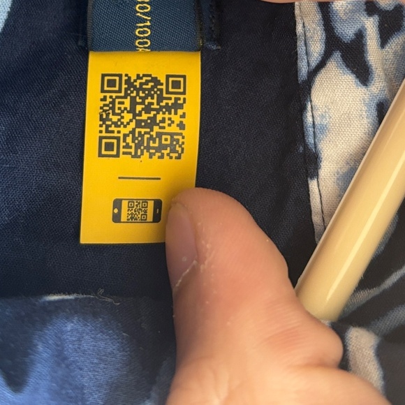 light ralph lauren shirt with white pineapples prints - Picture 4 of 6